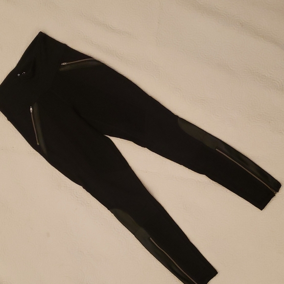 Athleta Pants & Jumpsuits New Athleta Moto Leather Leggings Poshmark